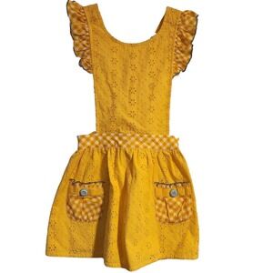 Matilda Jane (Brilliant‎ Daydream) Splendid Sunshine Pinafore - Size 6